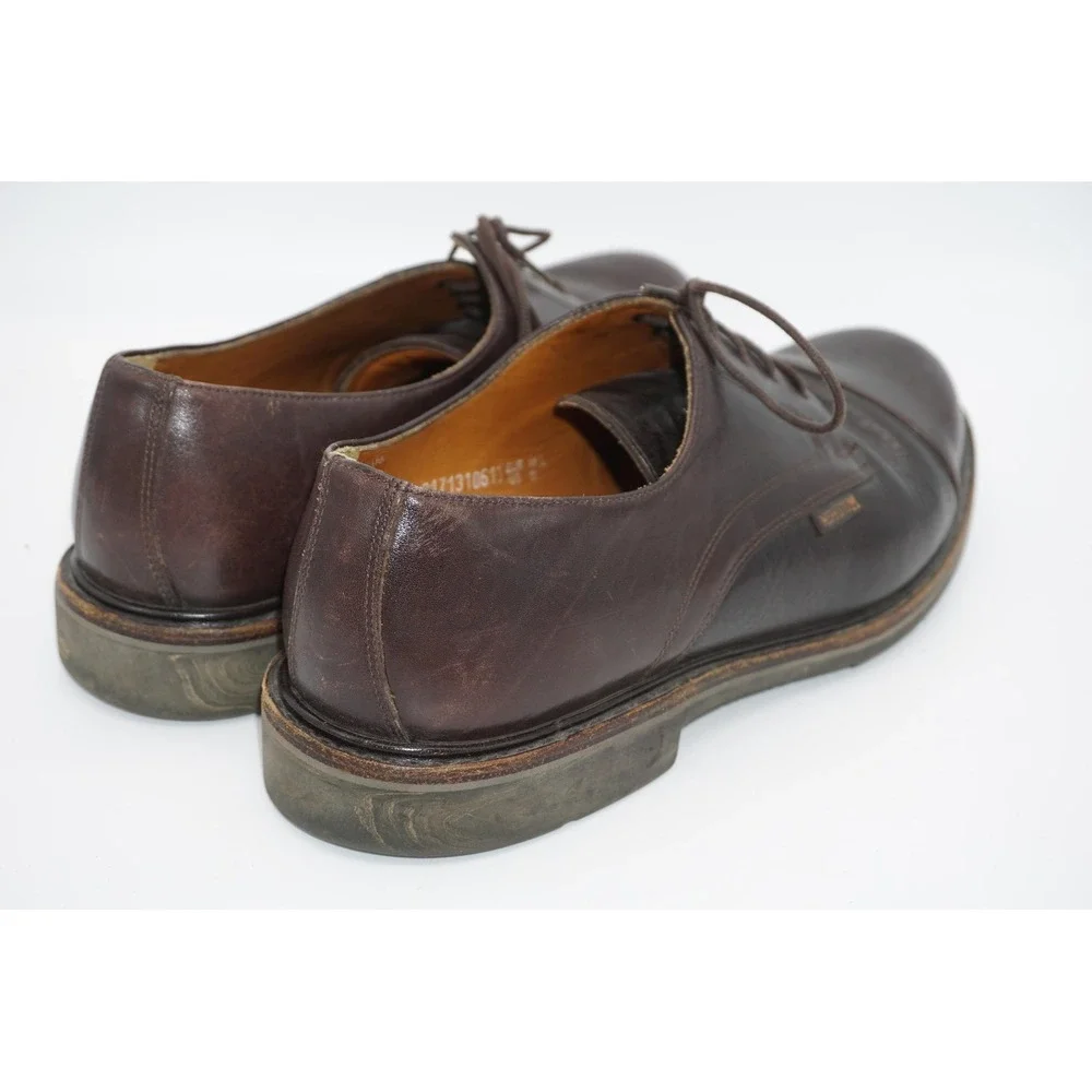 Mephisto Air Relax Shoes Brown Leather Derby Dress Casual Comfort Men's Size‎ 11